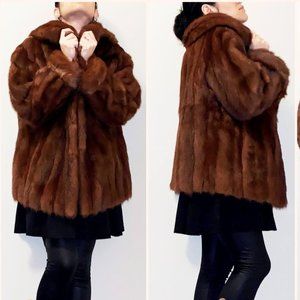 Mink fur jacket  Size L